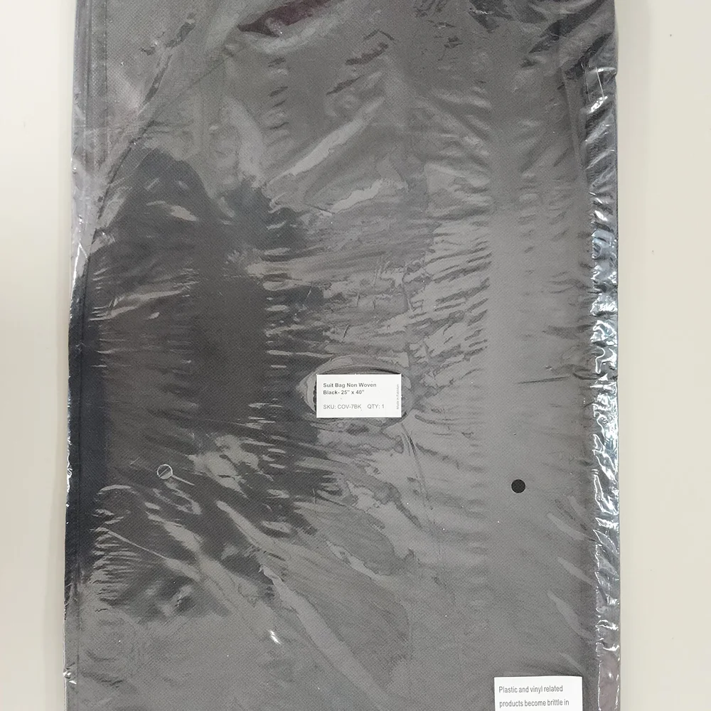 Black Non-Woven Suit Garment Bag 25